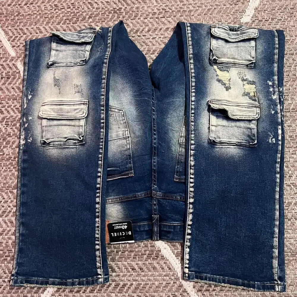 DECIBLE Mens Jeans Sz 40x34 - Picture 4 of 8